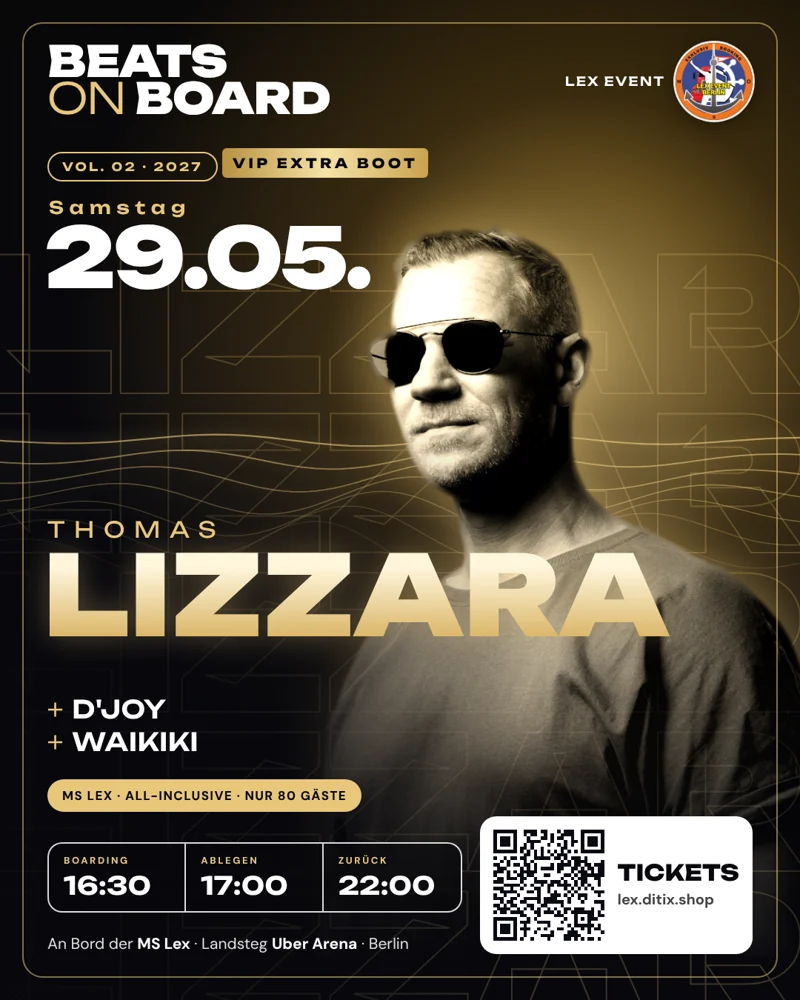 Instagram-Flyer Beats on Board Vol. 02 · VIP Extra Boot