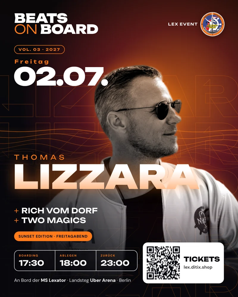 Instagram-Flyer Beats on Board Vol. 03 · Sunset Edition