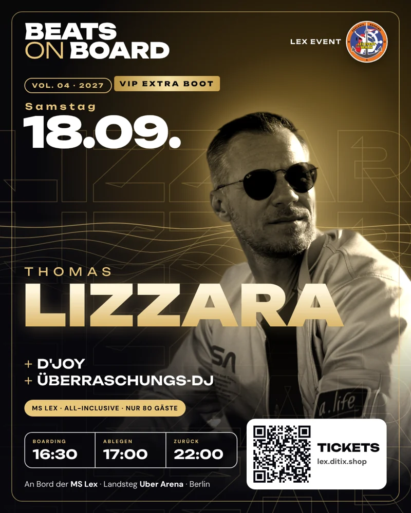 Instagram-Flyer Beats on Board Vol. 04 · VIP Extra Boot