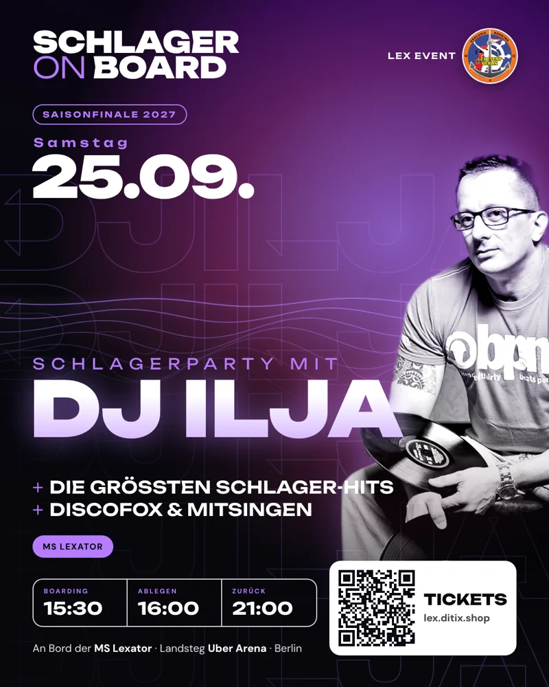 Instagram-Flyer Schlager on Board · Saisonfinale