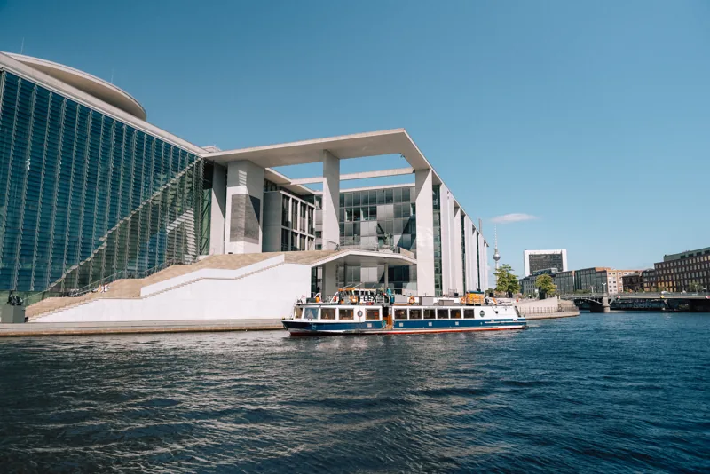 MS Lex on the Spree in Berlin’s government quarter